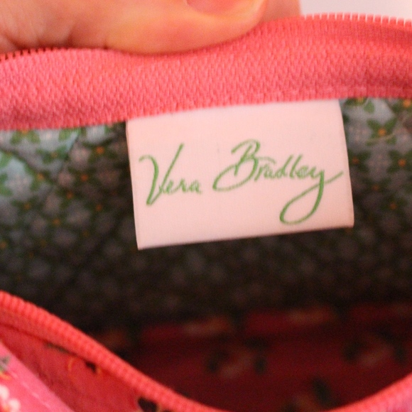 Vera Bradley Pink Pansy pattern purse - Picture 6 of 8